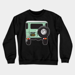 Landcruiser backside in Spring Green Crewneck Sweatshirt